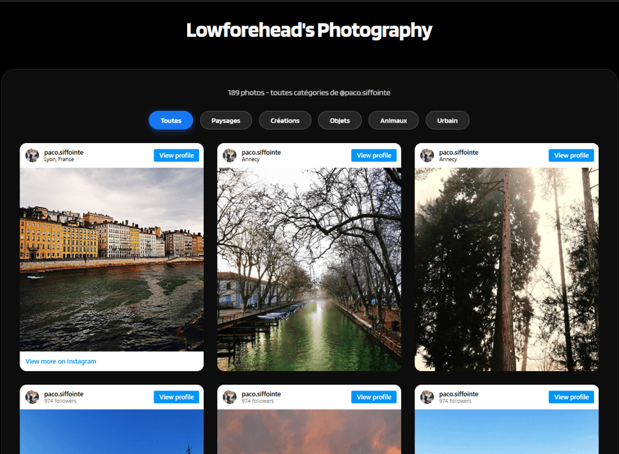 Créer une galerie Instagram sans API – Tutoriel complet