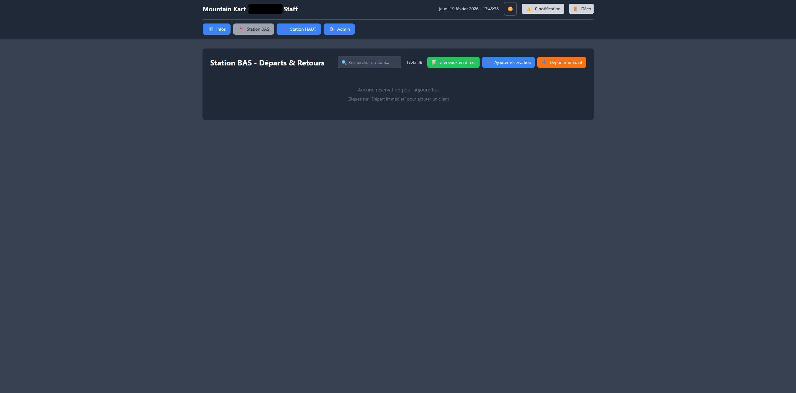 Mountain Cart — Vue 2 Dark