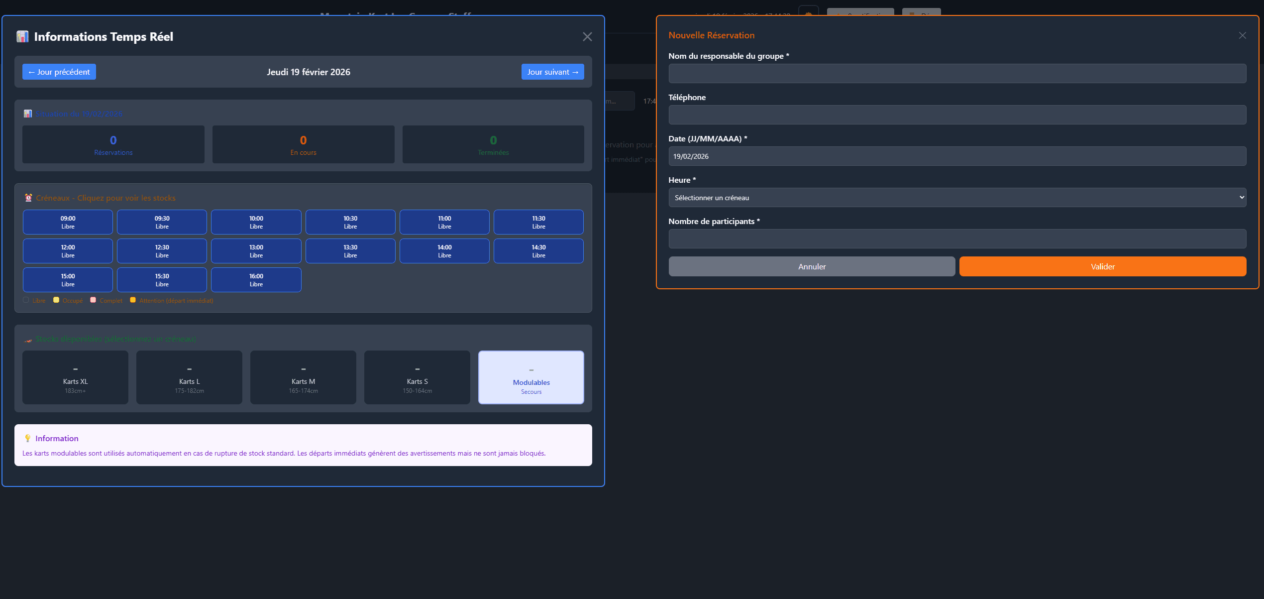 Mountain Cart — Vue 3 Dark