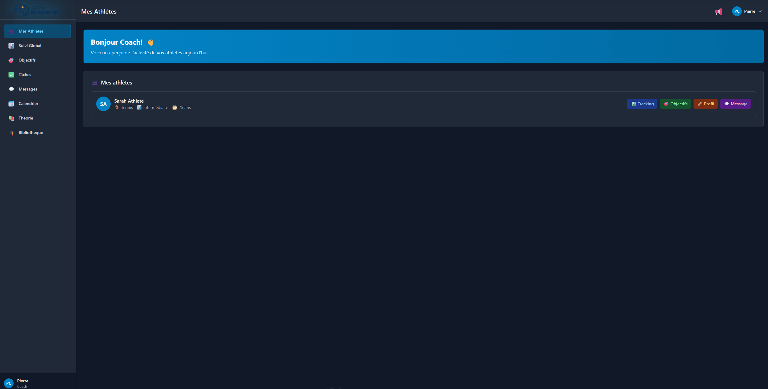 La Voie du Sommet — Coach Dark 1