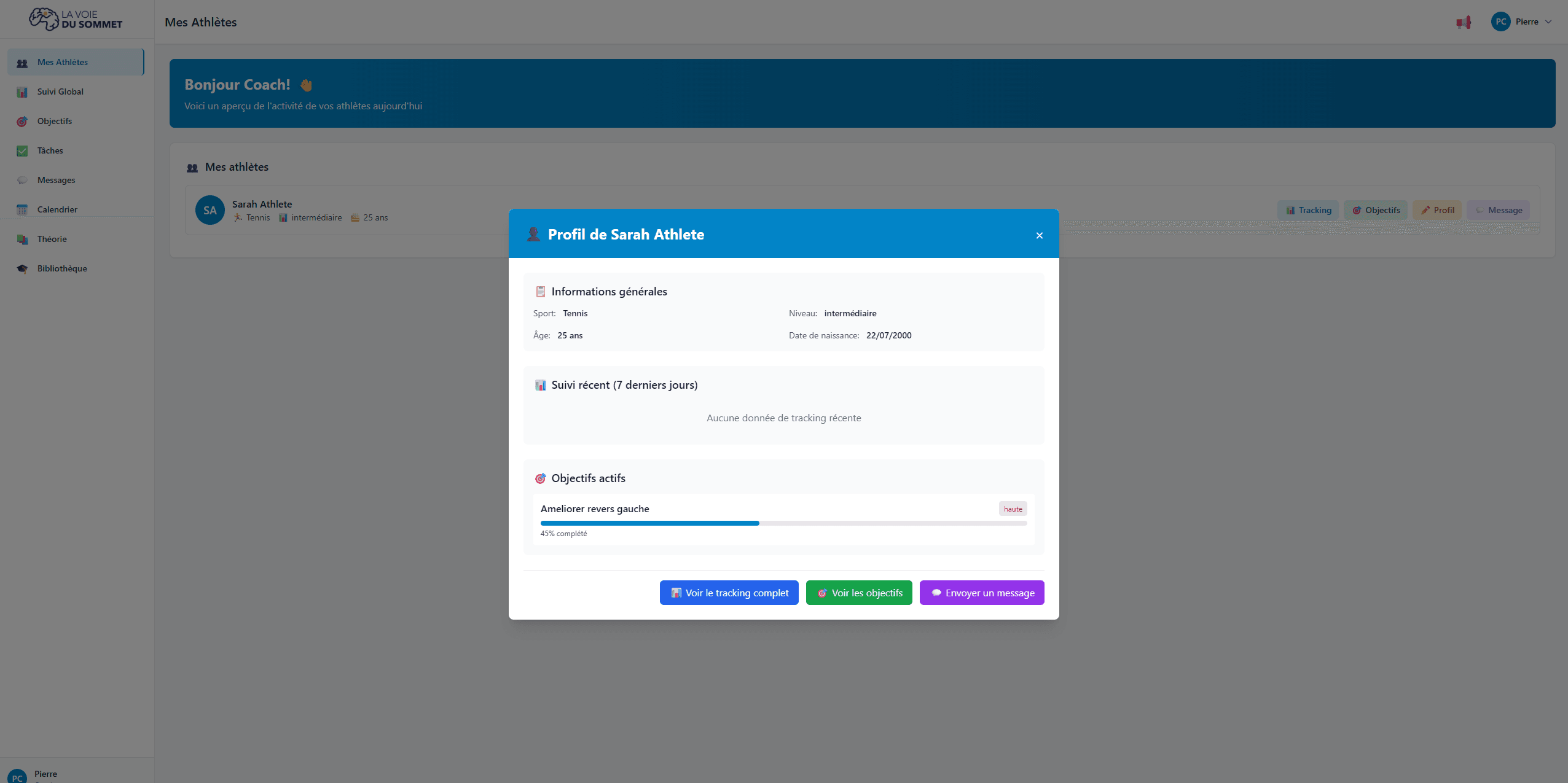 La Voie du Sommet — Coach Light 2